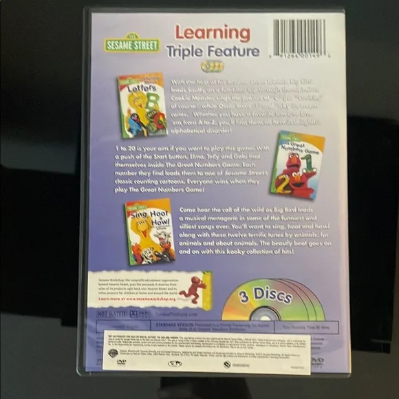 Sesame Street Learning Triple Feature DVD - Picture 6 of 6